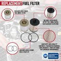 Replacement Fuel Filter Compatible With Ford Vehicles 2008-2010 F250 F350 F450 F550 Super Duty Replaces Fd4617 3c346731aa 6 4l
