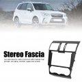Double Din Dash Kit Fydun 9 Inch Black Abs Car Audio Panel Stereo Fascia Install Trim For Forester 2012a 2015