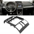 Double Din Dash Kit Fydun 9 Inch Black Abs Car Audio Panel Stereo Fascia Install Trim For Forester 2012a 2015