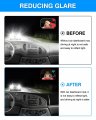 Autorder Dashboard Cover Mat For Ford E150 E250 E350 1997-2008 E450 2003-2008 Econoline Accessories Flannel Dash Sunshade Glare