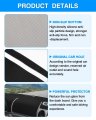 Autorder Dashboard Cover Mat For Ford E150 E250 E350 1997-2008 E450 2003-2008 Econoline Accessories Flannel Dash Sunshade Glare