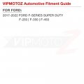 Vipmotoz Oe-style License Plate Light Tag Lamp Housing Assembly Replacement For 2017-2022 Ford F250 F350 F450 Super Duty Pickup