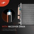 A-premium Engine Coolant Radiator A C Condenser Cooling Kit Compatible With Chevrolet Aveo 2004-2008 Aveo5 2006-2008 Suzuki