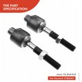 A-premium Set Of 6 Front Lower Ball Joint Inner Outer Tie Rod End Compatible With Honda Accord 2008 2009 2010 2011 2012