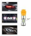 Werfamily 3157 3057 4114 High Power 3535 16-smd Led Bulbs Projection Switchback Dual Color Amber White For Car Auto Front Rear