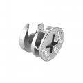 Uxcell Furniture Connector Cam Lock Fittings 15mm X 12mm With Black Cover For Panel Connecting 20pcs