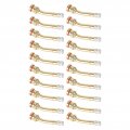 Air Tyre Valve Extension Long Service Life Copper Lightweight 20pcs Anti Rust Wide Compatibility Stem For Truck V3-20-5