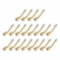 Air Tyre Valve Extension Long Service Life Copper Lightweight 20pcs Anti Rust Wide Compatibility Stem For Truck V3-20-5