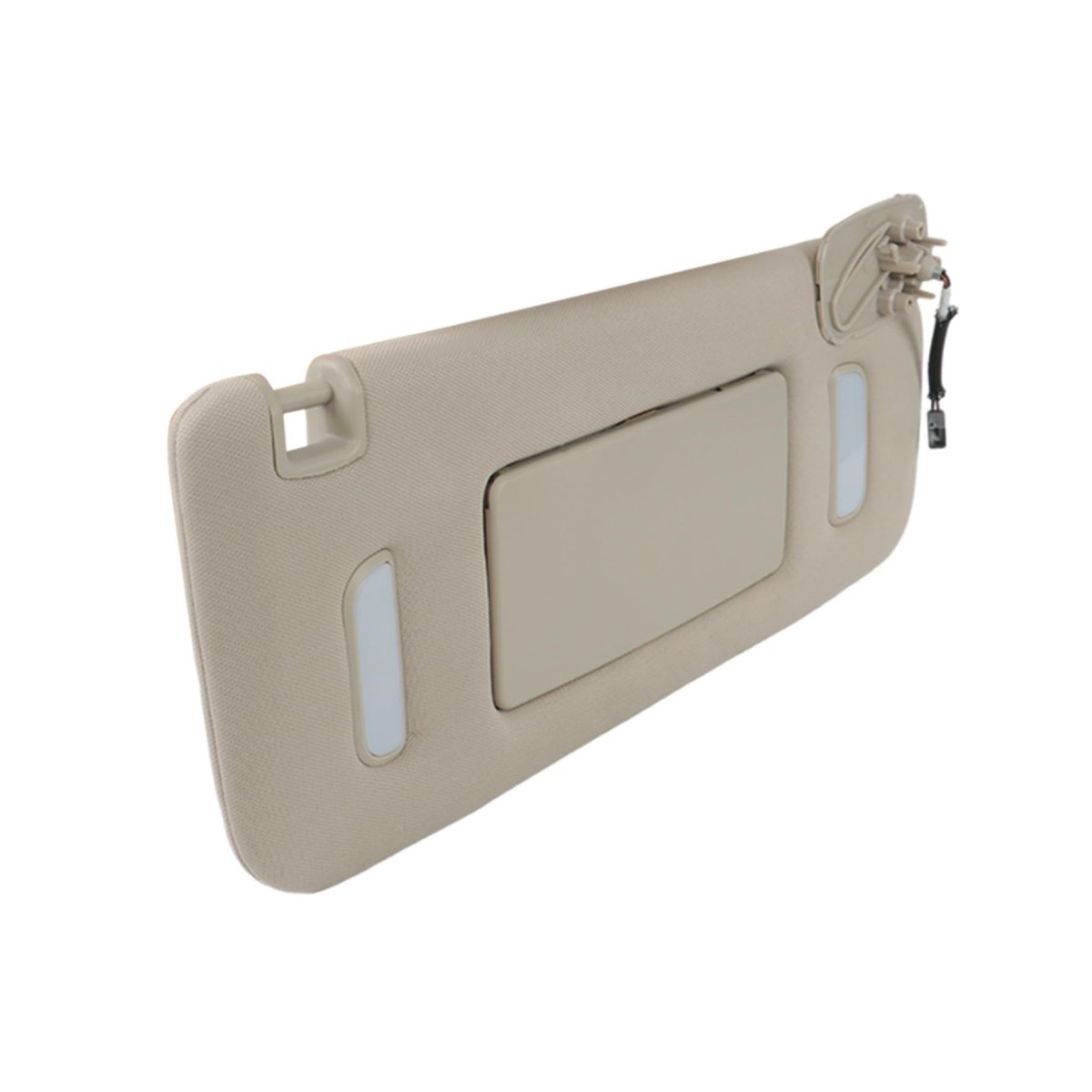 Sun Visor Passenger Right Lighted Mirror Gray Replacement For Silverado Tahoe Yukon 2007-2014 22850310
