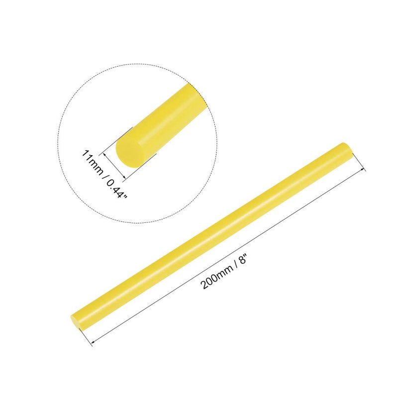 Mini Hot Glue Gun Sticks 8-inch X 0 44-inch For Guns Yellow 6pcs
