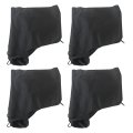 4 Pack Miter Saw Dust Collector Bags With Zippered Design And Wired Adjustable Stand Fits 1 7 In To 2 Ports For Dewalt Ryobi