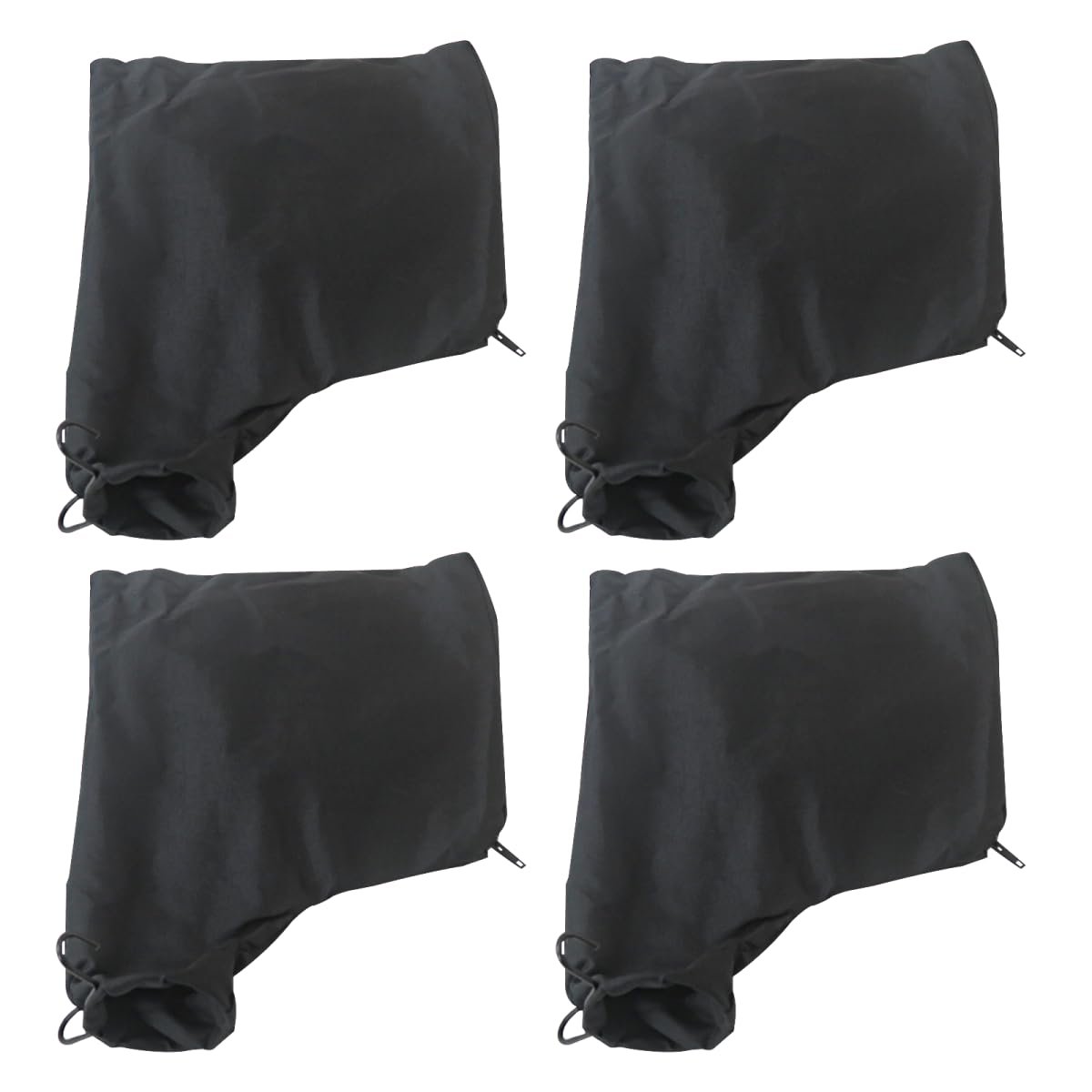 4 Pack Miter Saw Dust Collector Bags With Zippered Design And Wired Adjustable Stand Fits 1 7 In To 2 Ports For Dewalt Ryobi