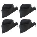 4 Pack Miter Saw Dust Collector Bags With Zippered Design And Wired Adjustable Stand Fits 1 7 In To 2 Ports For Dewalt Ryobi