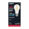 Satco 6 Pack Dimmable Led Filament Lamps S12432 High Lumens 12 5 Watt A19 Clear Medium Base 5000k 90 Cri 120 Volt For Use At