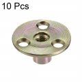 Uxcell 5 16 X36x2 5mm Brad Hole Tee Nut Carbon Steel T-nuts Furniture Hardware Flange Insert Female Thread 10pcs