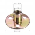 Uxcell 5 16 X36x2 5mm Brad Hole Tee Nut Carbon Steel T-nuts Furniture Hardware Flange Insert Female Thread 10pcs