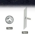 Body Fender Door Belt Trim Moulding Molding Push Clips For Ford 1 2 -1 2