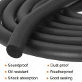 Uxcell Foam Rubber Weather Seal Strip 14mm 0 55 Diameter X 6 Meters 19 69ft Long Round Epdm Solid For Reduce Noise Shock