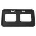 Front License Plate Tag Bracket Holder W Screws For 2011-2016 Ford F250 Super Duty Bc3z-17a385-aa Bc3z17a385aa Black 