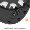 X Autohaux Car Left Side Mirror Glass With Backing Plate Heated 51167157247 For Bmw E82 E90 E91 E92 E46 328i 2007-2009