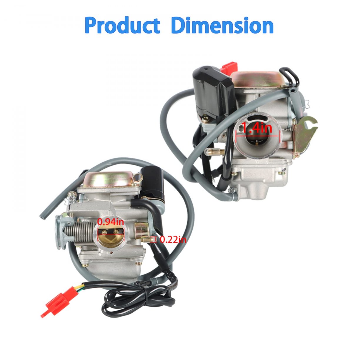 24mm Carburetor With Air Filter Replacement For Gy6 150cc Atv Go Kart Scooter Kazuma Taotao Sunl Baja Roketa