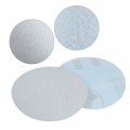Uxcell 50 Pcs 4-inch Aluminum Oxide White Dry Hook And Loop Sanding Discs Flocking Sandpaper 1000 Grit