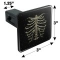 Graphics More Rib Cage Skeleton Bones Stars Galaxy Tow Trailer Hitch Cover Plug Insert
