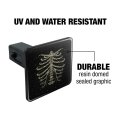 Graphics More Rib Cage Skeleton Bones Stars Galaxy Tow Trailer Hitch Cover Plug Insert