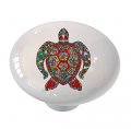 Gotham Decor Talavera Sea Turtle Drawer Cabinet Knob 