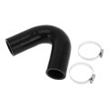 1 Set Mm 1 61 Id 102mm 4 02 Length 135a Black Car Silicone Hose With Clamps Coolant Universal 