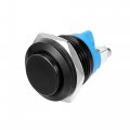 16 Mm Push Button Starter Switch Metal Round Start Spst 1no Ac 250v Black 