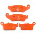 Httmt Front Rear Brake Pad Compatible With Cr 500 95-01 Crf 230 L M 08-10 Carbon Fiber