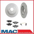 Rear Brake Rotors Pads And Sensor Kit For Mercedes Benz S430 Base Wheel Drive 2003 To 2006 Solid Rotor 7 8 In Diameter 