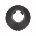 Uxcell Pipe Cover Decoration 16mm Pp Plastic Escutcheon Water Drain Line Black 10pcs