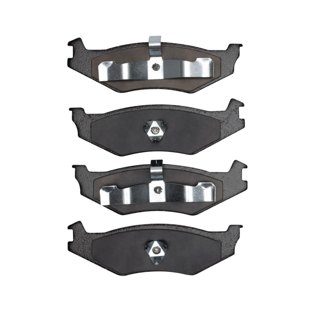 Rear Disc Brake Pads For 1990 Dodge Shadow 4000 Hybridynamic Series Set Of 4 0 62 In Inner Pad Thickness