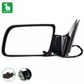Ocpty Black Driver Side View Mirror Smooth With Power Adjustment Manual Fold Non-heated Compatible For 1988 1990-1998 Chevrolet