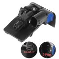 2pcs Windshield Washer Nozzles Spray Jet For Bmw X1 E84 X6 E71 E72 Left And Right 61667183343 Black Plastic 2 09 In X 1 57