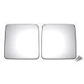 Heated Rearview Side Mirror Glass Replacement With Backing Plate For Jeep Wrangler Jk 2011 To 2018 Left And Right Pair 7 48 In