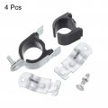 Uxcell Rubber Cushion Strut Clamp 4pcs 1-11 32 Cushioned Rigid Steel Pipe For Mounting Pex Tubing To Channels