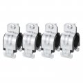 Uxcell Rubber Cushion Strut Clamp 4pcs 1-11 32 Cushioned Rigid Steel Pipe For Mounting Pex Tubing To Channels