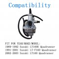 Labwork Carburetor Replacement For Suzuki Quadrunner 160 Lt 2x4 1991-2004 160 Lt160 1989-1991 Lt160e 1989-1992 Carb Replaces