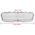 Front Grille Upper Chrome With Camera Hole Mesh Style Replacement For Continental Sedan 2017-2020