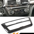 For 2014-18 Bmw M3 M4 2012-2018 F30 F32 F33 F36 Cd Ac Console Control Panel Carbon Fiber Trim Hard Cover