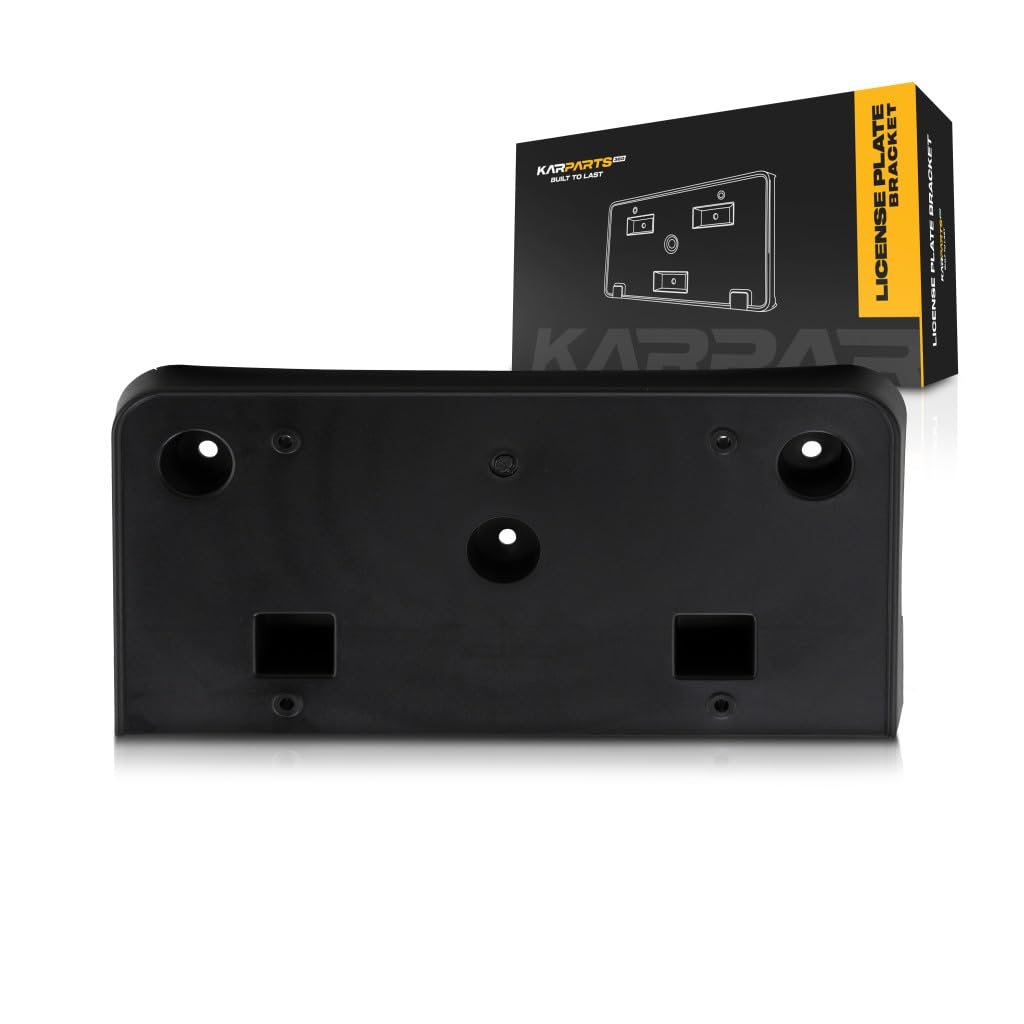 Front License Plate Bracket Ford Escape 2017 2018 2019 Capa Certified Replacement For Fo1068160 And 191275719138 Black Pp