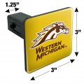 Western Michigan University Logo Tow Trailer Hitch Cover Plug Insert