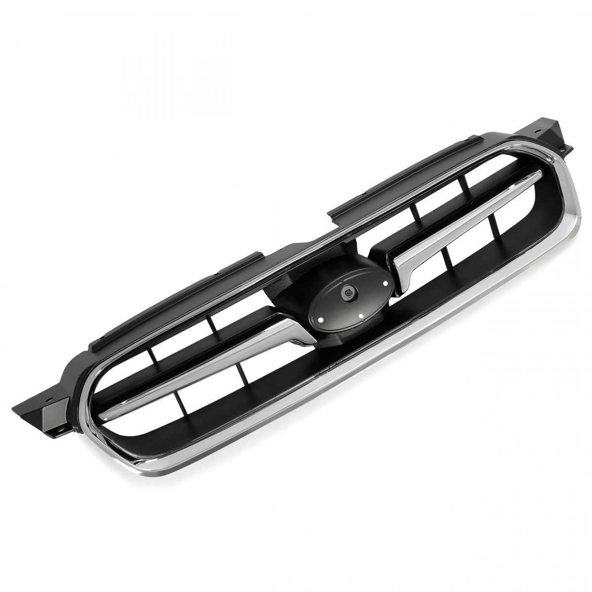Front Grille Grill For 2004-2007 Subaru Legacy Replacement 91121ag010 Chrome Painted Bumper Upper Hood Silvery Black