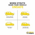 Completestruts Front Quick Complete Strut Assemblies With Coil Springs Replacement For 1998-2002 Subaru Forester Set Of 2