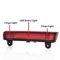 Third Led High Mount Brake Stop Light For Chevy Suburban 1500 2500 Tahoe And Gmc Yukon Xl 2000-2006 Red Lens Chrome Housing