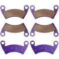 Carbon Fiber Brake Pads Front Fa452 Fits For Polaris Brutus 2013-2014 3 Pairs