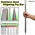 Wedo Pry Bar Stainless Steel Pinch Pinch Point Connecting Line-up Anti-corrosion High Strength Polished Length 20